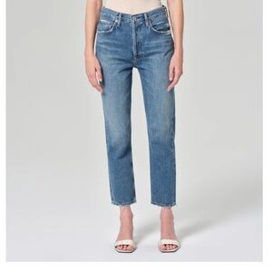 AGOLDE High Rise Straight Crop Riley Jeans Size 25